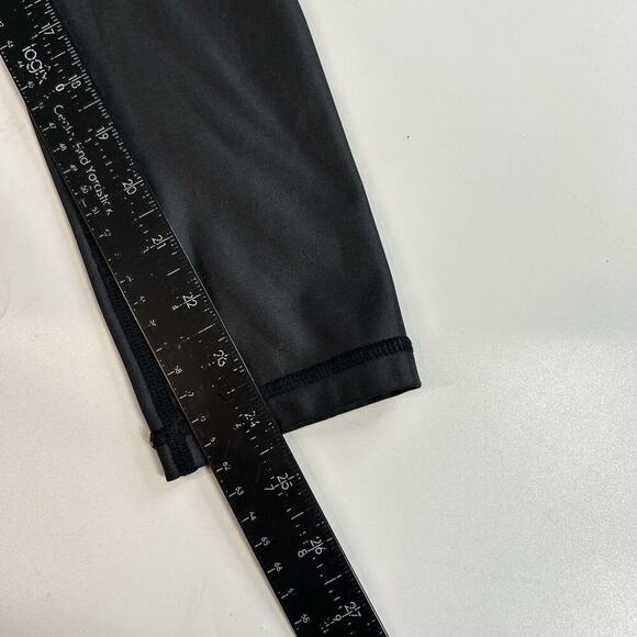 Zyia Active Black Faux Leather Light n Tight Leggings Womens 4 Workout Flaw - Picture 4 of 9